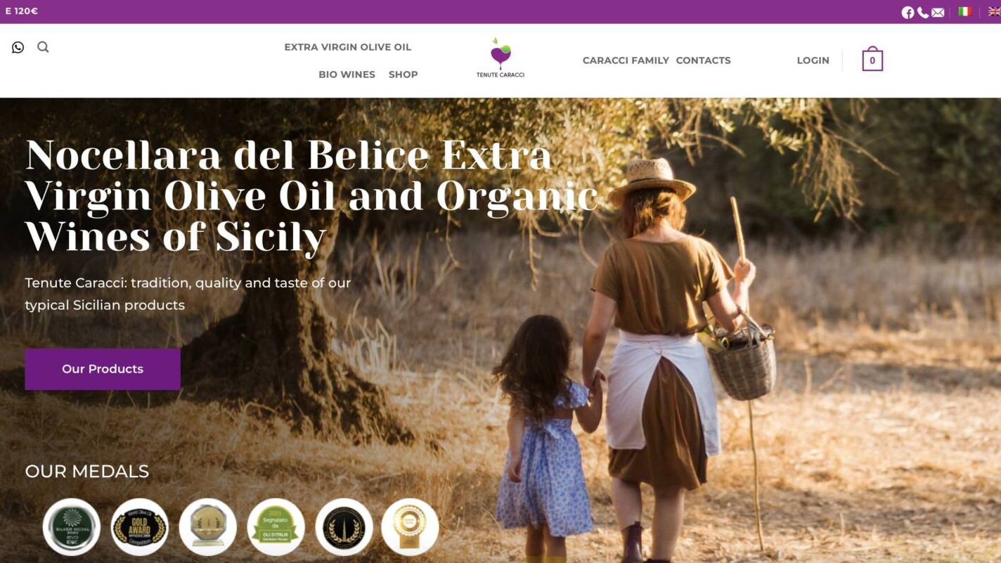 Tenute Caracci - Webdesign 2023 21