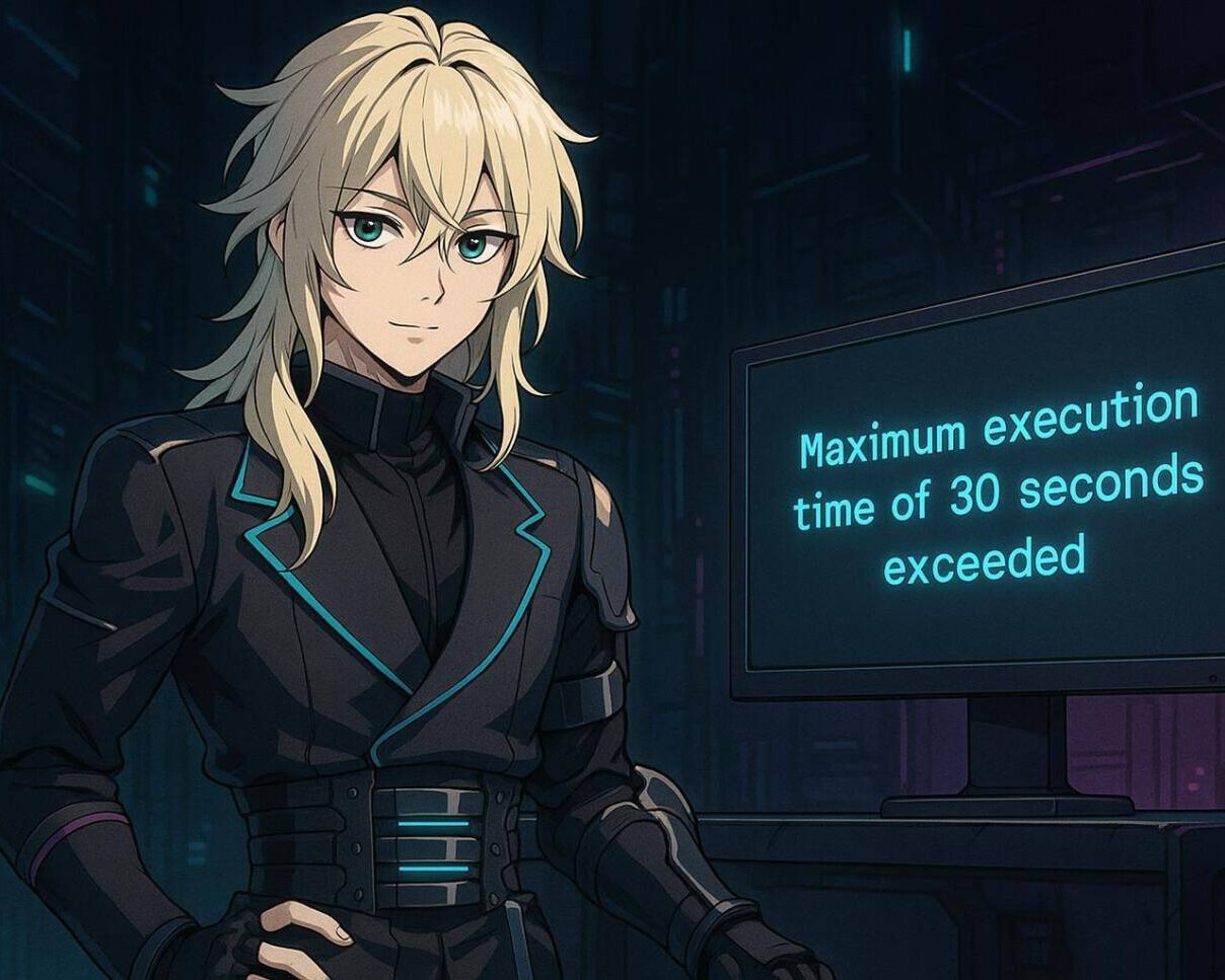 WordPress „Maximum execution time of 30 seconds exceeded“ – Timeouts richtig konfigurieren 1