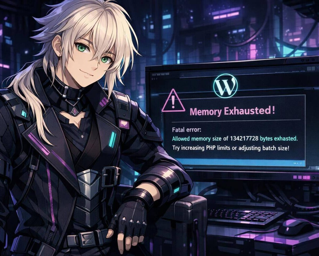 WordPress „Memory exhausted“ bei Import/Export – PHP-Limits & Batch-Größe anpassen 4