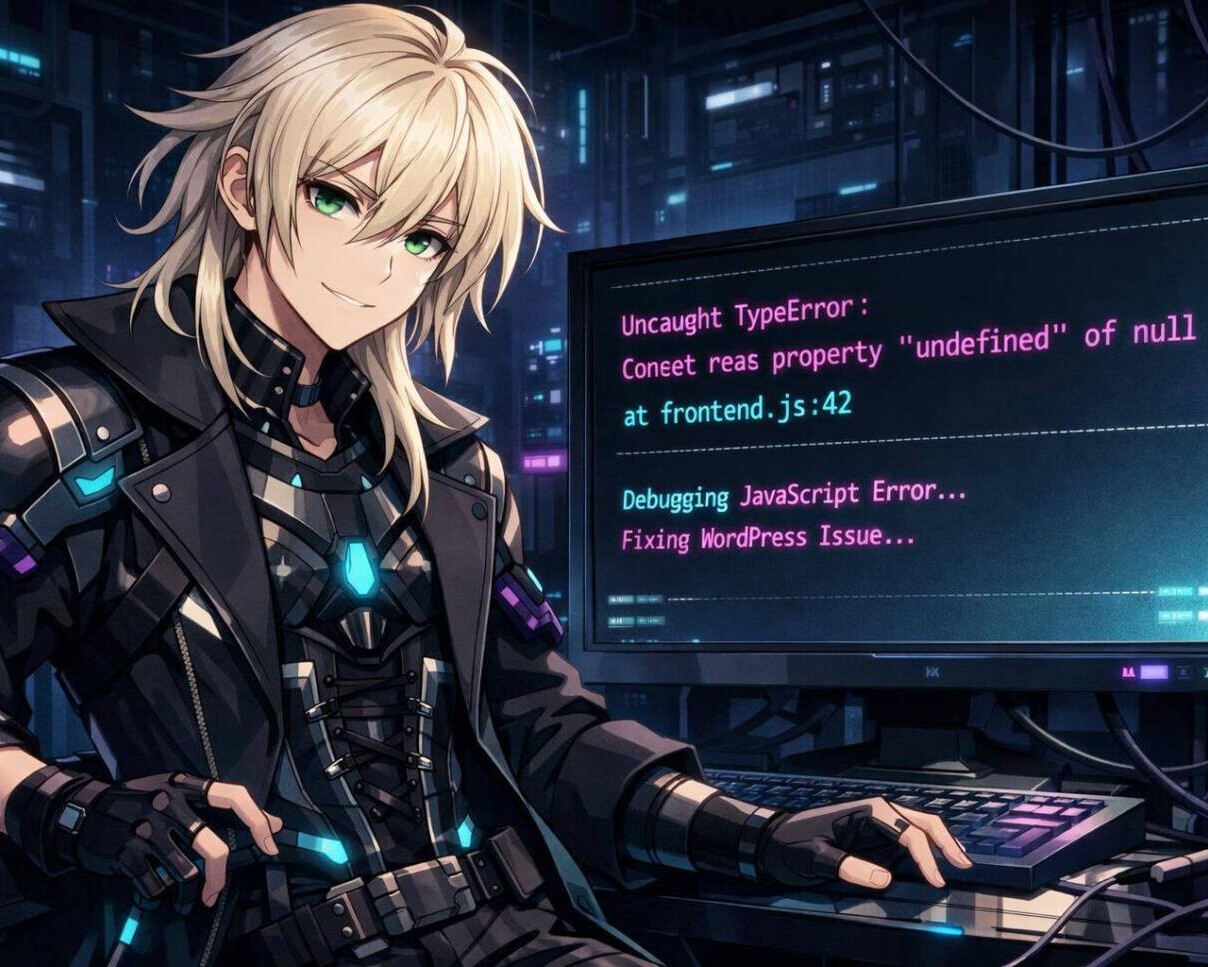 WordPress „Uncaught TypeError … undefined“ im Frontend beheben – JS-Fehler debuggen 1