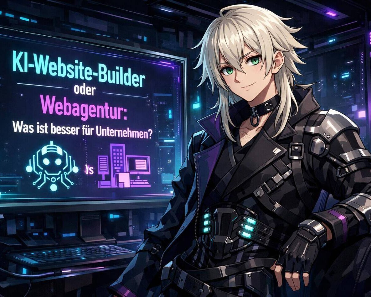 KI-Website-Builder oder Webagentur: Was ist besser für Unternehmen? 1 KI-Website-Builder oder Webagentur: Was ist besser für Unternehmen? 1