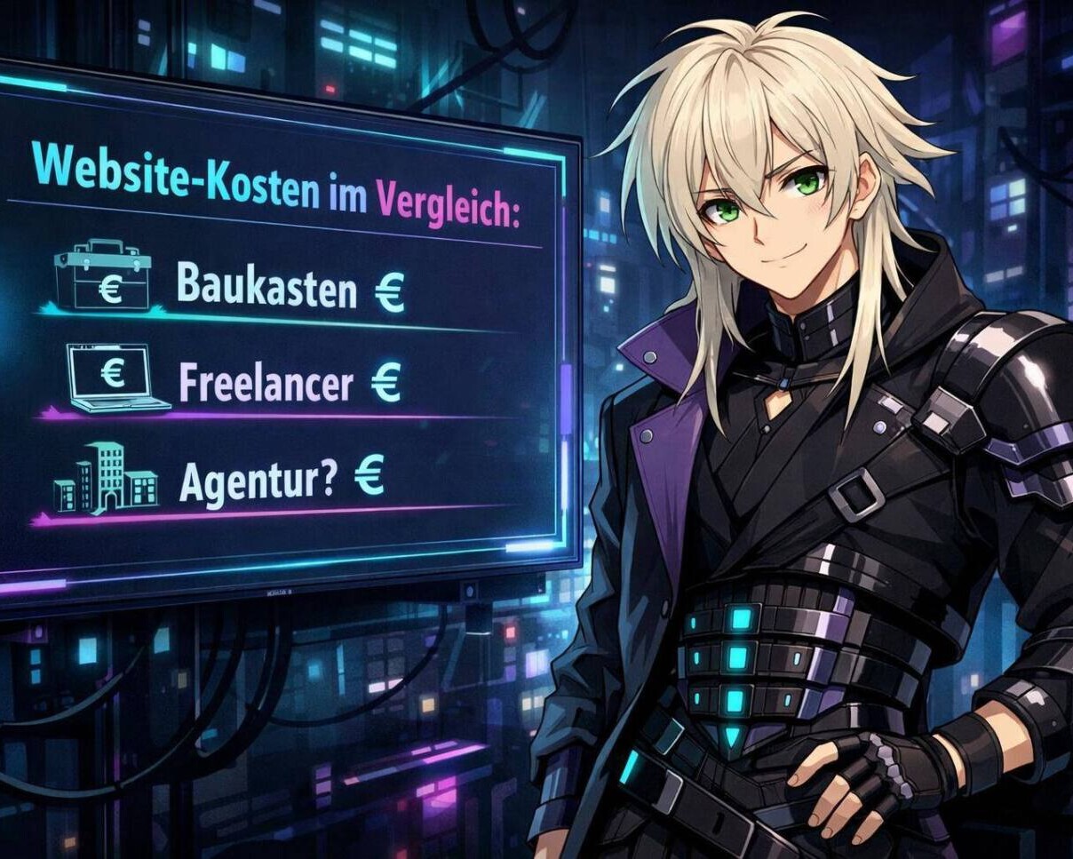 Website-Kosten im Vergleich: Baukasten, Freelancer oder Agentur 3