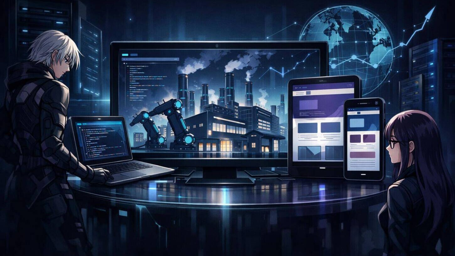 Website für Industrie